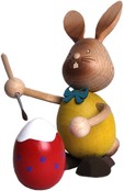 Drechslerei Kuhnert - Osterdekoration / Osterhase, Stupsi Hase Eiermaler Drechslerei Kuhnert - Osterdekoration / Osterhase, Stupsi Hase Eiermaler
