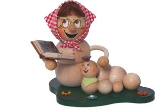 Rauchwurm Rosi, "Oma mit Enkel"