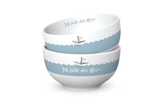 Müslischale "Ich liebe das Meer"
