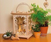 Laternenpyramide Wald - Eulen