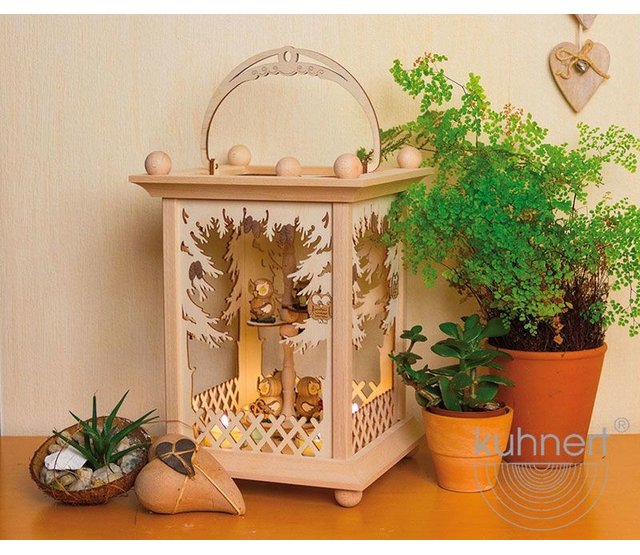 Laternenpyramide Wald - Eulen