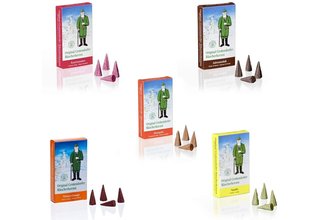 Crottendorfer Räucherkerzen - 5 Sorten in einem Set - verschiedene Düfte