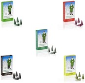 Crottendorfer Räucherkerzen - 5 Sorten in einem Set - verschiedene Düfte