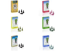 Crottendorfer Räucherkerzen - 6 Sorten in einem Set - verschiedene Düfte