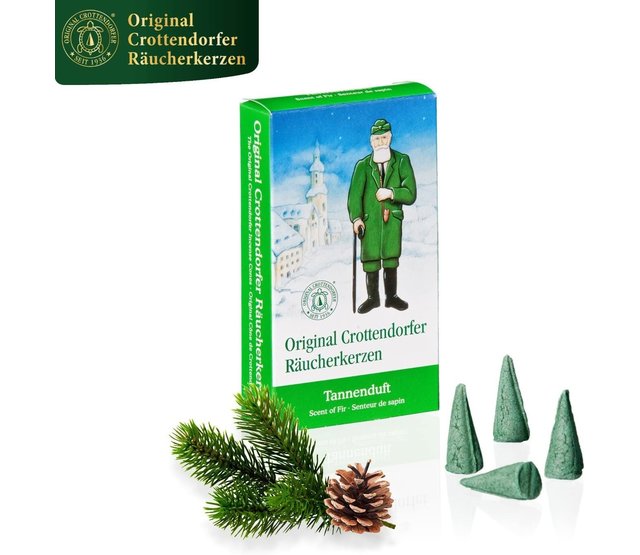 Crottendorfer Räucherkerzen - 4 Sorten in einem Set - verschiedene Düfte