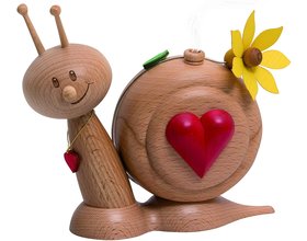 Rauchfigur Sunny, "Herzschnecke"