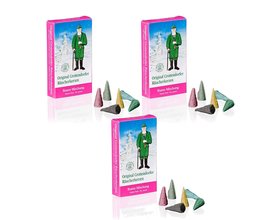 Crottendorfer Räucherkerzen - 3 Packungen - Bunte Mischung