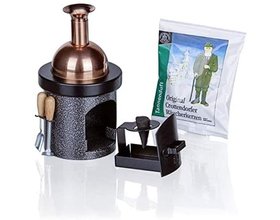 Räucherofen "Braukessel", Kupfer-schwarz/grau