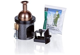 Räucherofen "Braukessel", Kupfer-schwarz/grau