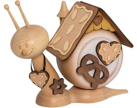 Rauchfigur Sunny, "Lebkuchenschnecke"