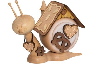 Rauchfigur Sunny, "Lebkuchenschnecke"