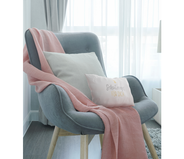 Baumwoll-Kuschel-Kissen, "Schutzengel für Dich" Baumwoll-Kuschel-Kissen, "Schutzengel für Dich"