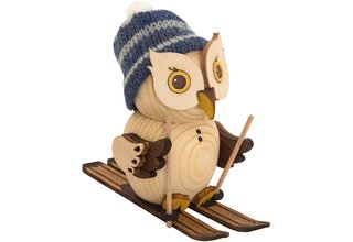 Mini Eule mit Ski