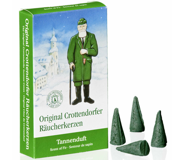 Crottendorfer Räucherkerzen Set, Ziegenbein Tina Tanne + 1 Packung Tannenduft Crottendorfer Räucherkerzen Set, Ziegenbein Tina Tanne + 1 Packung Tannenduft