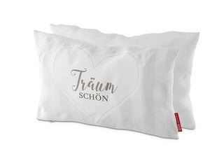 Baumwoll-Kuschel-Kissen, Herz, "Träum Schön"