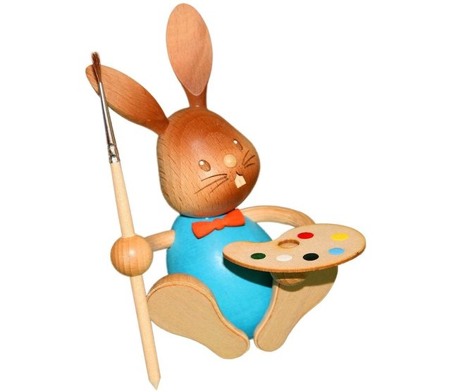 Drechslerei Kuhnert Stupsi Hase "Künstler"