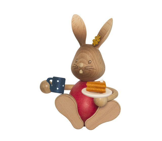 Kuhnert Stupsi Hase mit Kuchen Kuhnert Stupsi Hase mit Kuchen