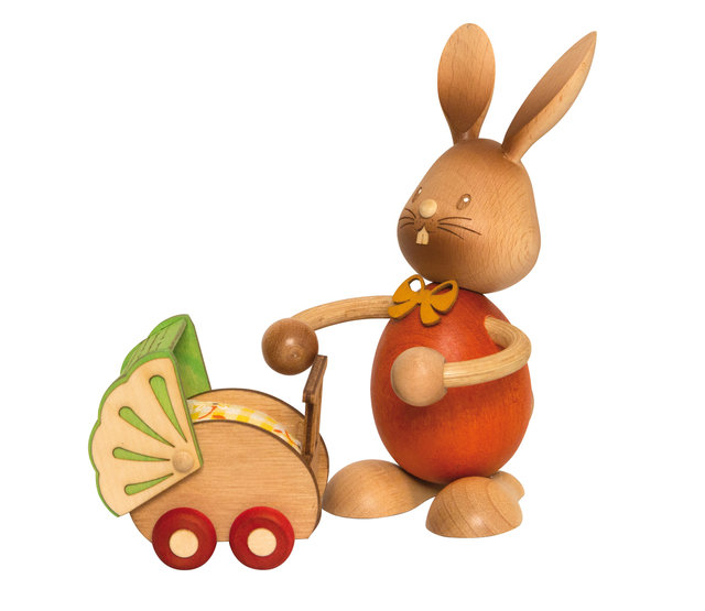 Kuhnert Stupsi Hase mit Kinderwagen Kuhnert Stupsi Hase mit Kinderwagen