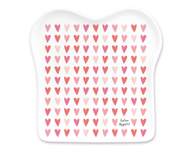 Toast-Teller mit Spruch, "Guten Appetit"