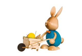 Stupsi Hase mit Schubkarre