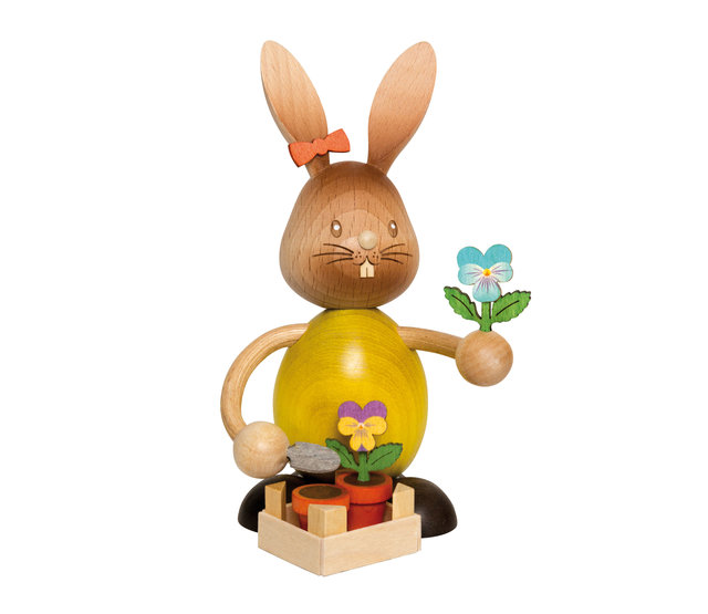 Kuhnert Stupsi Hase mit Stiefmütterchen Kuhnert Stupsi Hase mit Stiefmütterchen