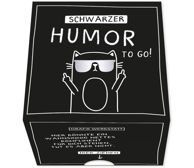 Message in a Box, Schwarzer Humor to go Message in a Box, Schwarzer Humor to go