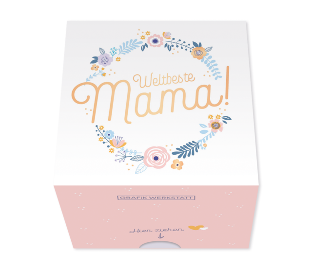Grafik Werkstatt Message in a Box, "Weltbeste Mama!" Grafik Werkstatt Message in a Box, "Weltbeste Mama!"