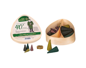 Geschenkset Spanschachtel 40+