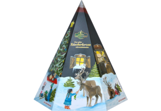Räucherkerzen-Adventskalender-Pyramide