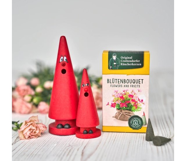 Crottendorfer Ziegenbein-Susi Sandel (rot), Räucherfigur