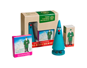 Geschenkset Mini-Ziegenbein "Leo Lavendel"