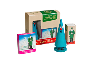 Geschenkset Mini-Ziegenbein "Leo Lavendel"