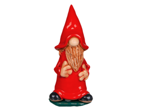 Keramik-Räucherfigur, Wichtel - rot