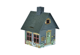 Metall-Räucherhäuschen "Spielzeugmacher"