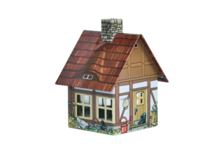 Metall-Räucherhäuschen Bauernhaus