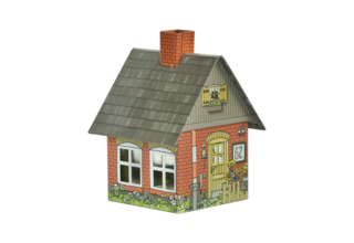 Metall-Räucherhäuschen Eisenbahn