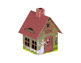 Metall-Räucherhäuschen Aschenbrödel