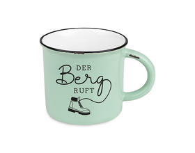 Vintage-Becher Bergglück, "Der Berg ruft"