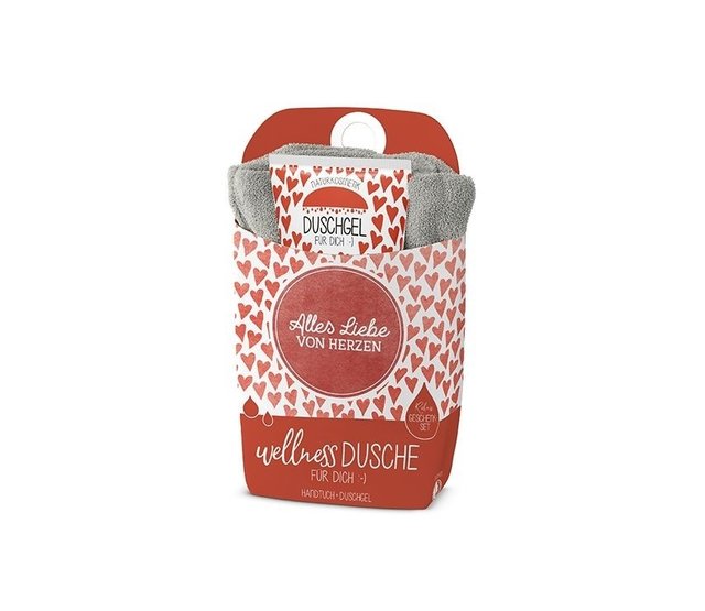 Relax-Geschenk-Set, Wellness Dusche, "Alles Liebe von Herzen" Relax-Geschenk-Set, Wellness Dusche, "Alles Liebe von Herzen"