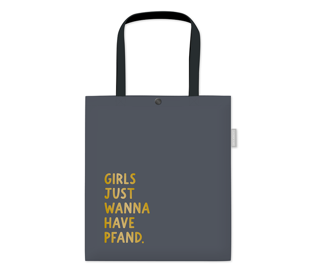 Baumwoll-Beutel mit lustigem Spruch, "Girls just wanna have Pfand" Baumwoll-Beutel mit lustigem Spruch, "Girls just wanna have Pfand"