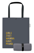 Baumwoll-Beutel mit lustigem Spruch, "Girls just wanna have Pfand" Baumwoll-Beutel mit lustigem Spruch, "Girls just wanna have Pfand"