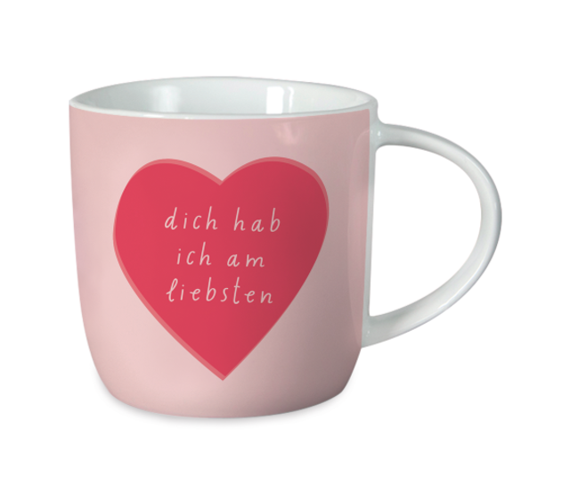 Grafik Werkstatt Gute Laune Tasse, "Dich hab ich am liebsten" Grafik Werkstatt Gute Laune Tasse, "Dich hab ich am liebsten"