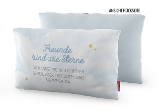 Baumwoll-Kuschel-Kissen, "Freunde..."