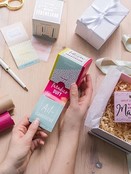 Grafik Werkstatt Message in a Box, "Eine Portion Achtsamkeit" Grafik Werkstatt Message in a Box, "Eine Portion Achtsamkeit"