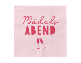 Cocktail-Servietten, "Mädels-Abend"