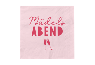 Cocktail-Servietten, "Mädels-Abend"