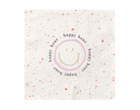 Cocktail-Servietten, "happy hour"