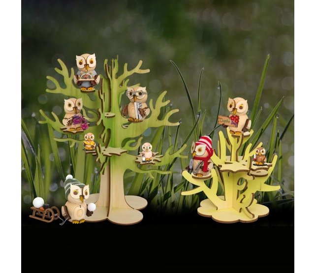 Drechslerei Kuhnert, Eulenbaum "Mini" für Eulenkinder Drechslerei Kuhnert, Eulenbaum "Mini" für Eulenkinder