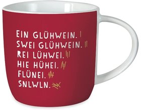 Gute Laune Tasse, Weihnachten, "Ein Glühwein..."