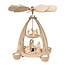 SIGRO Tisch-Pyramide aus Buchenholz "Heilige Familie"